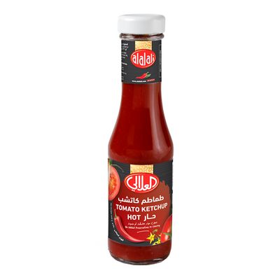 العلالي كاتشب طماطم حار زجاجة 340 جرام