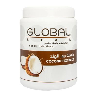 Global Star Hot Oil Hair Mask Coconut Extract - 1L