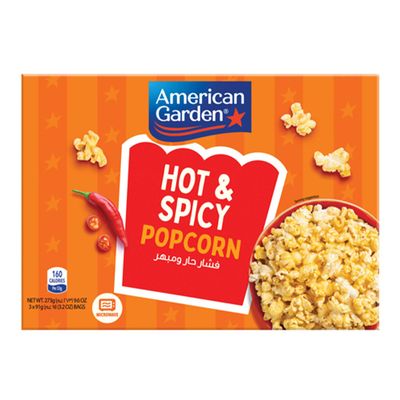 American Garden Popcorn Hot and Spicy 273 G