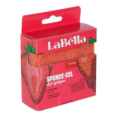 La Bella Shower Gel Sponge With Strawberry Scent 75 G
