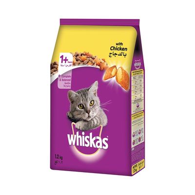 Whiskas Cat Food With Chicken +1 Year 1.2 KG