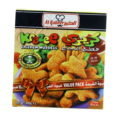 الكبير ناجتس دجاج كريزي 400 جرام × 2