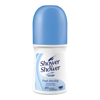 Shower To Shower Deodorant Roll-on For Women Fresh Morning - 50ml