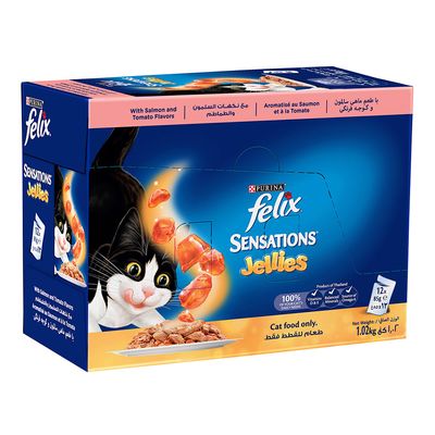 Purina Felix Cat Food With Salmon And Tomato Flavors 1.02 KG