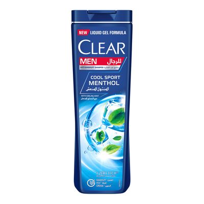 Clear Shampoo For Men Anti-Dandruff Cool Sport Menthol 400 ML