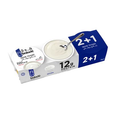 Balade Farms Greek Yogurt Low Fat - 12g Protein - 180g × 2+1