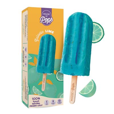 House of Pops Ice Cream Galactic Lime No Added Sugar (Imported) - 80ml