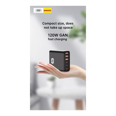 Spon Desk top Power Supply 120 W 3 Port Pd + 2 Port Usb