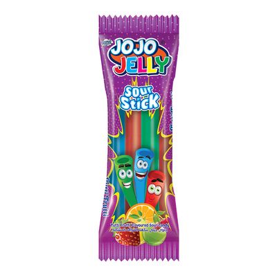 Eviza Jojo Sour Candy Jelly Tutti Crutti Flavoured Imported 20 G
