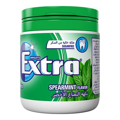 Extra Gum Spearmint Flavor Sugar Free 60 Pieces 84 G
