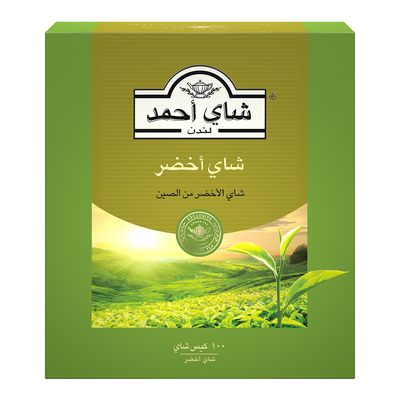 شاي احمد اخضر أكياس 100 حبة