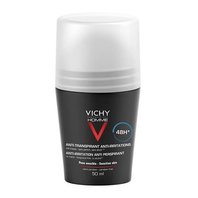 Vichy Homme Anti-Transpirant Deodorant Roll-On For Men - 50ml