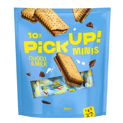 B.leibniz Biscuit Pick Up Minis Chocolate and Milk 106 G