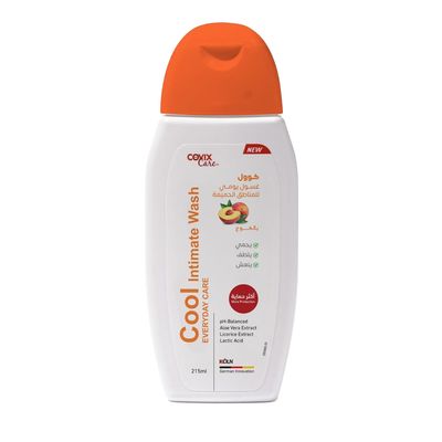Covix Care Cool Intimate Wash Everyday Care With Peach - 215ml