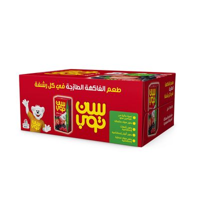 سن توب شراب توت مشكل كرتون 125 مل × 18