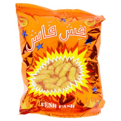 فش فاش منتفخات الذرة حار 12 جرام