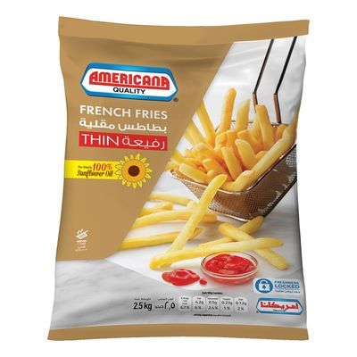 Americana French Fries Thin 2.5 KG