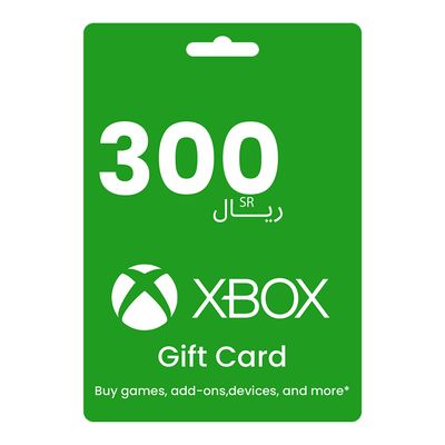 اكس بوكس لايف 300 ريال المتجر السعودي