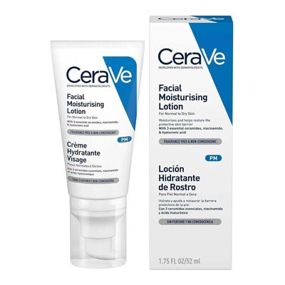 Cerave Lotion PM Facial Normal To Dry Skin 52 ML