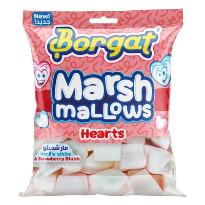 Borgat Marshmallow Hearts Vanilla & Strawberry Flavor 150 G