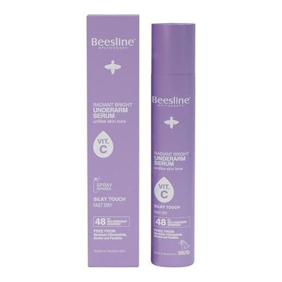 Beesline Radiant Bright Underarm Serum Deodorant Spray - Silky Touch - 150ml