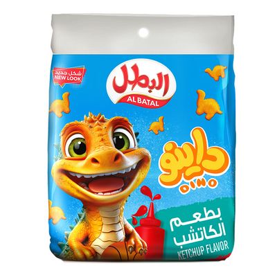 Albatal Dino Corn Puffs  Ketchup Flavour - 15g × 20