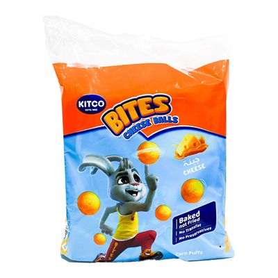 Kitco Cheese Balls Bites With Cheddar Cheese 16 G × 20