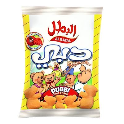 Albatal Dubbi Corn Snack Sweet Tomato Flavor 100 G