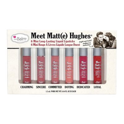 The Balm Meet Matt(E) Hughes Mini Long-Lasting Liquid Lipstick Set - VOL 1 - 6pcs