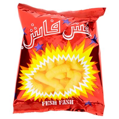 Fesh Fash Corn Puffs Cheddar Cheese Flavor 12 G