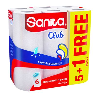 Sanita Tissue Roll Club 5 +1 Free
