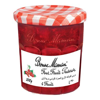 بوني مامان مربى الفواكه الأربعة الحمراء 370 جرام
