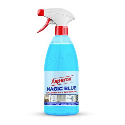 Asperox Toilet Cleaner Spray For Surfaces Magic Blue 1000 ML