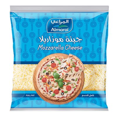 المراعي جبنة مبشورة موزاريلا كاملة الدسم 450 جرام