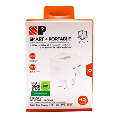 I Snup Super Fast Charger Dual Output Pd 36 W