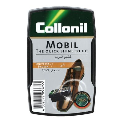 كولونيل ملمع أحذية اسفنج للتلميع السريع بني