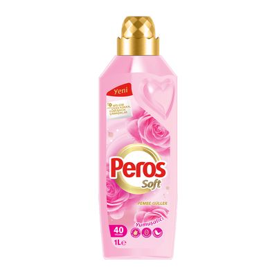 Perus Fabric Softener Concentrated With Pink Flowers Scent 1 L