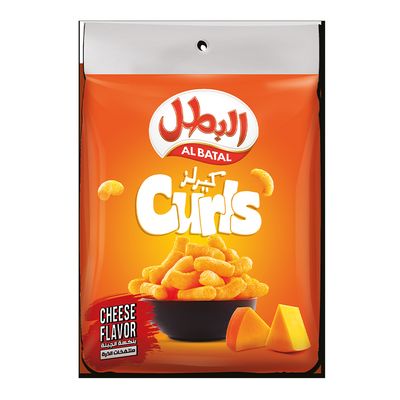 Albatal Corn Puffs Curls Cheese Flavor 15 G × 20