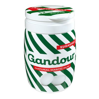 غندور علك مستكة طبيعية بدون سكر 70.4 جرام