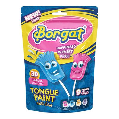 Borgat Lollipops 3D Tongue Paint 9 Pieces