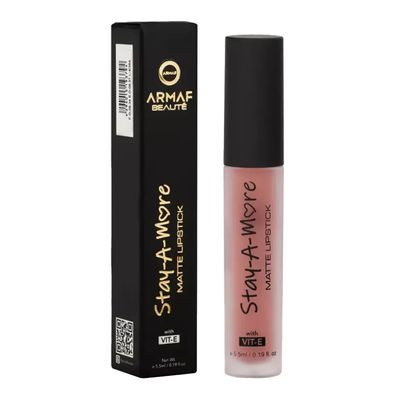 Armaf Beaute Stay-A-More Matte Liquid Lipstick- Dusty Rose 08