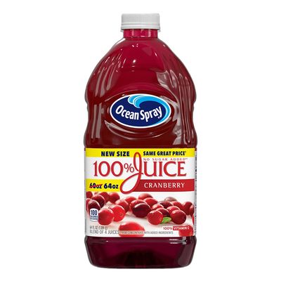 Ocean Spray 100% Cranberry Juice Imported  - 1.89L