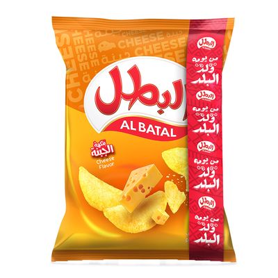 البطل شيبس بنكهة الجبنة - 110 جرام