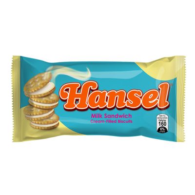 Hansel Biscuit Filled With Milk Cream 31 G × 10