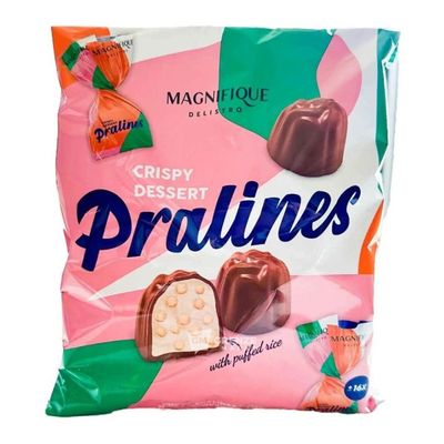 Magnifique Crispy Dessert Pralines With Puffed Rice (Imported) - 200g