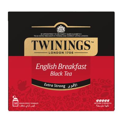 Twinings Breakfast English Tea Extra Strong - 50bags