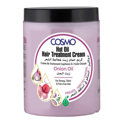 كوزمو كريم حمام زيت لمعالجة الشعر بخلاصة زيت البصل - 1000 مل