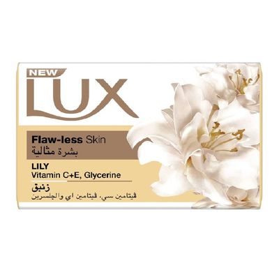 لوكس صابون الزنبق بڤيتامين سي وڤيتامين إي والجلسرين لبشرة مثالية 75 جرام