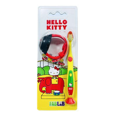 Fab Lab Toothbrush With Light Up Watch - Hellokitty 