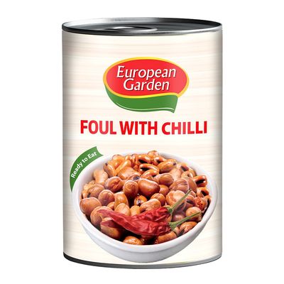 European Garden Fava Beans With Chilli - 400g